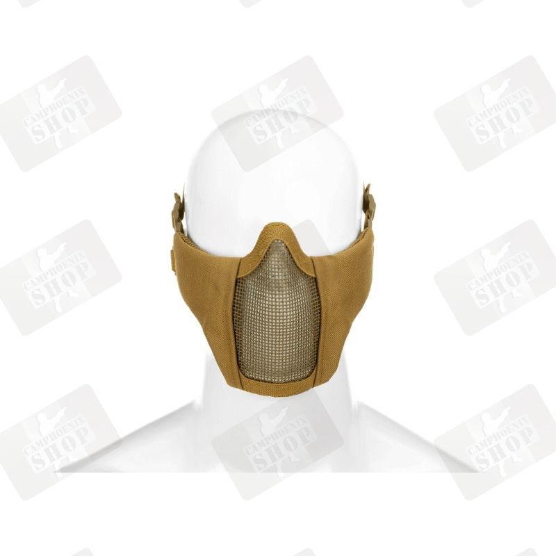 Mk.II Steel Half Face Mask - Tan - Invader Gear