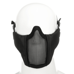 MK.II Steel Half Face Mask Black- Invader Gear