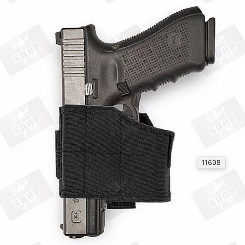Universal Pistol Holster Black Left Hand (mancini) - Warrior Assalt