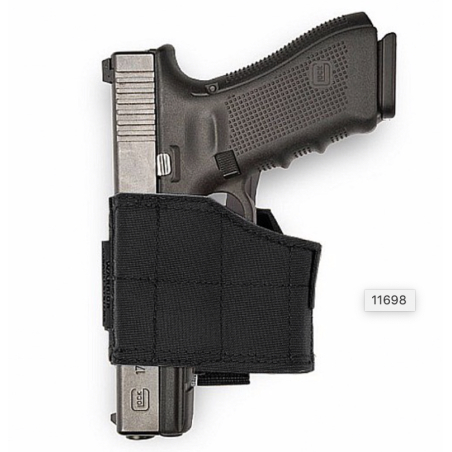 Universal Pistol Holster Black Left Hand (mancini) - Warrior Assalt