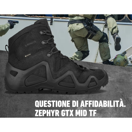 ZEPHYR GTX MID TF Black LOWA