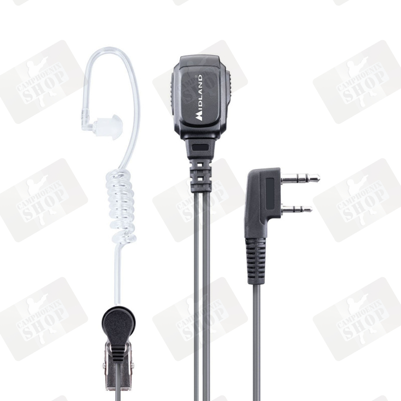 MA31-LK PRO Microfono con auricolare pneumatico no VOX- 2 pin Kenwood