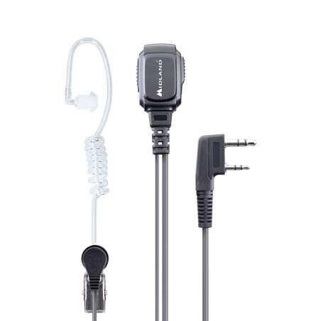 MA31-LK PRO Microfono con auricolare pneumatico no VOX- 2 pin Kenwood
