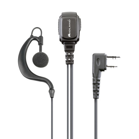 MA21-LK PRO Microfono con auricolare no VOX - 2 Pin Kenwood