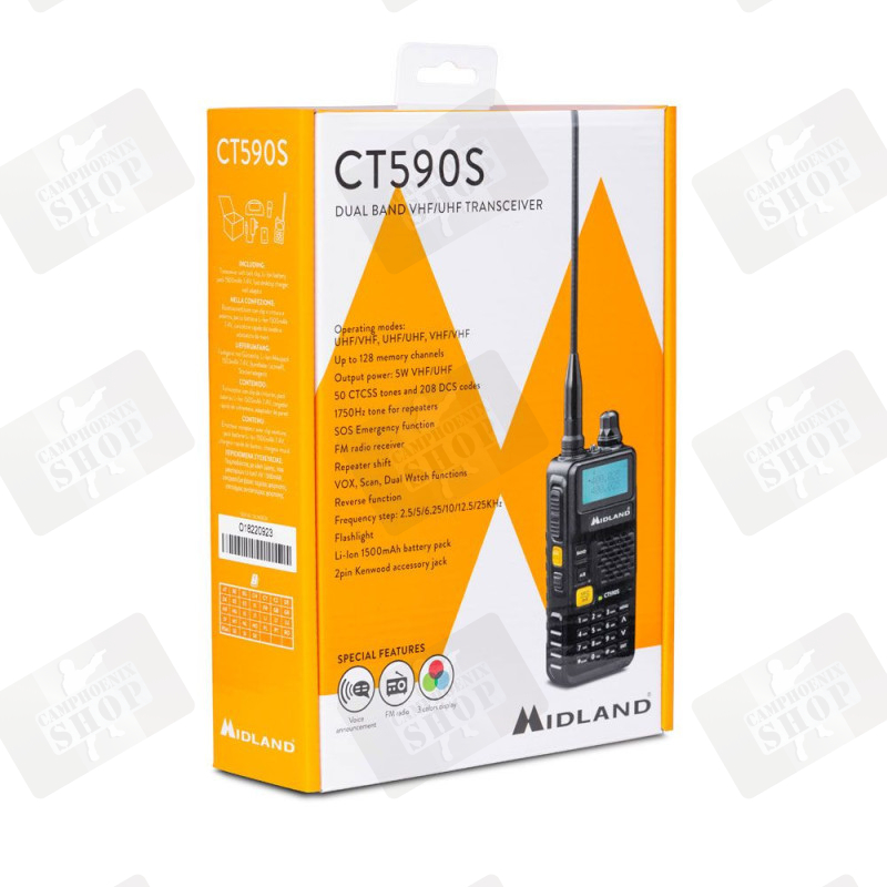 CT590S RICETRASMETTITORE DUAL BAND VHF/UHF