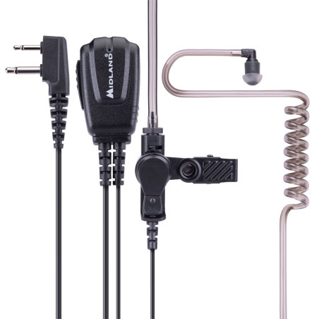MA31-SECURE TX-MICROFONO+AURICOLARE PNEUM-SOLO PTT