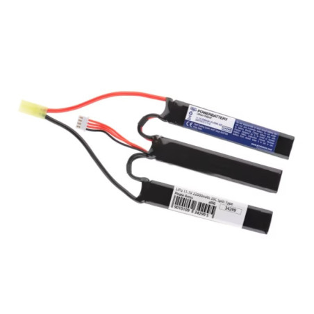 LiPo 11.1V 2200mAh 20C Split Type - Pirate Arms
