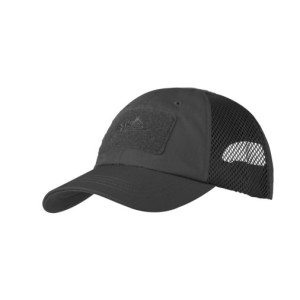 BBC VENT Cap - PolyCotton Ripstop Nero - Helikon Tex