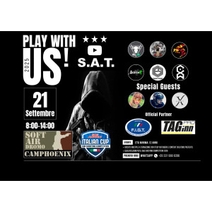 Prevendita Ticket PLAY WITH US 2025 - 21 settembre